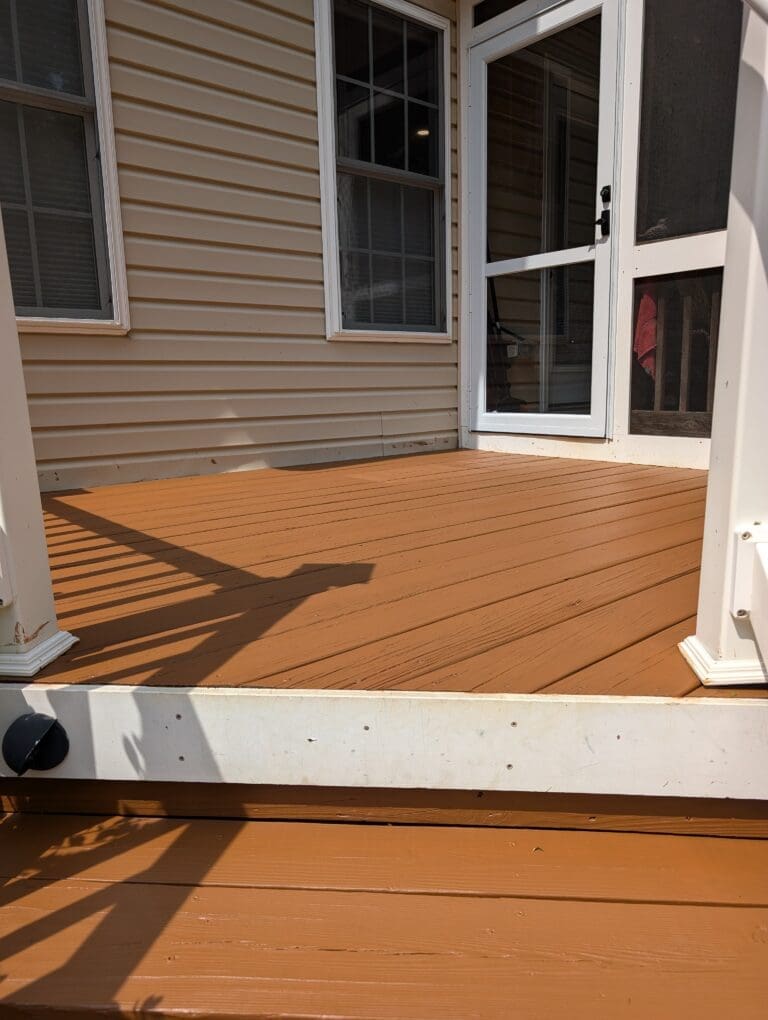 Deck vs. Fence Painting